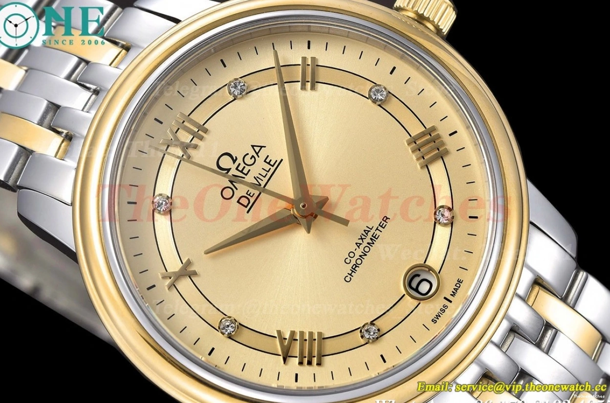 GDF Dial Ville Prestige MY8215 SS Gold Ladies 32.7mm YG De 0331